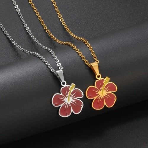 Hawaii blume halskette - halskette, +