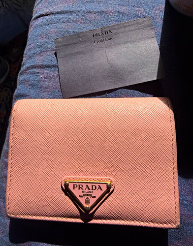 Prada leder geldbörse damen - leder,