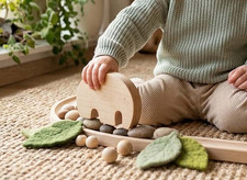 Handmade Wooden Elephant Toy