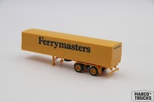 Herpa Planenanhänger 2a gelb "Ferrymasters" 1:87 /H18595