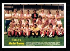 Werder Bremen Mannschaftskarte