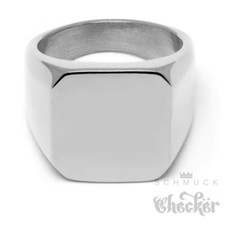 Herren ring mit - mit, silber