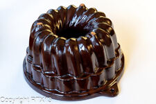 Scheurich Gugelhupf Form Keramik Kuchen Backform groß 950-25 braun