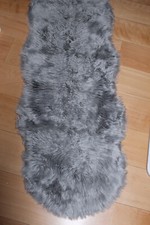 Kunstfell ca 180 cm lang und ca.60 cm breit grau