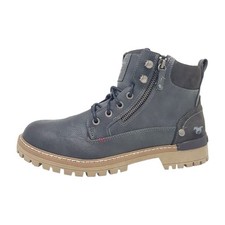 Mustang  Herrenschuhe Stiefel Schnürer Blau Freizeit