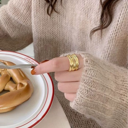 Damen ring reihen breit offen - damen,