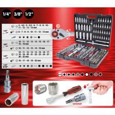 Tools 8 1 2 - ks, 1/4"+3/8"+1/2"