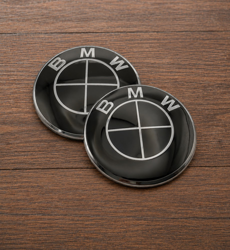 Bmw emblem 82mm - emblem, schwarz