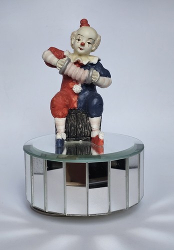 Vintage clown spieluhr auf - clown,
