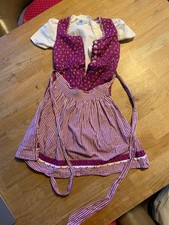 dirndl mädchen, gr. 98, Isar-Trachten, komplett mit Hemd und Schürze