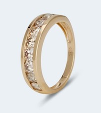 Harry Ivens IV Ring Gelbgold 585 mit champagnerfarbenen Brillanten ca. 1,50 ct.