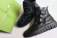 WALDLÄUFER echt LEDER Stiefelette STIEFEL FELL 37,5 -37 2/3 (4,5) NEU  OVP