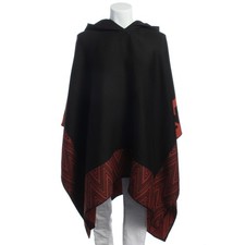 Poncho Missoni Schwarz Orange One Size