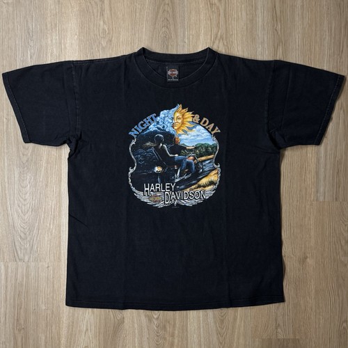 Harley davidson night day - &,