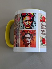 POTT MUG KAFFEE BECHER „Ich male Blumen damit sie nicht sterben“ Frida Kahlo