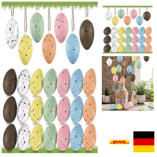 Ostereier deko hängend bunte - ostereier,