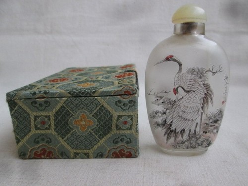 Snuff bottle china kranich - bottle,