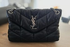 49. Yves Saint Laurent YSL Monogram Puffer LouLou schwarz - silber smal 2600 €