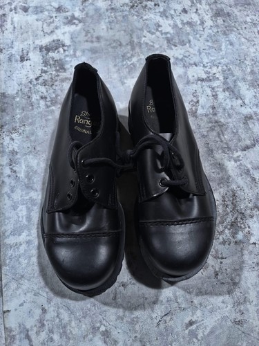 Vintage steel cap toe leather - steel,