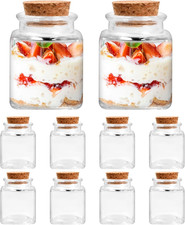 10 Stück Mini Glasflaschen