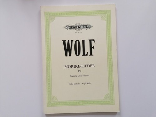 Hugo wolf mörike lieder hohe - wolf,, mörike-lieder,hohe