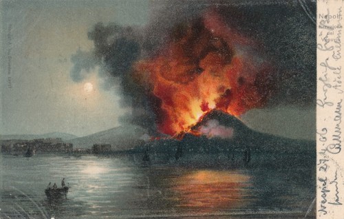 Aus napoli erruzione dei - erruzione,