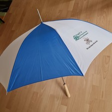 Stockschirm Automatik Holzgriff mit eigenen Logo bedruckt