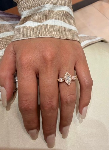 14k gelbgold marquise - 14k, runde