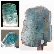 25 Gramm Alkali Cäsium Reich Blau Beryll 125 ct Kristall mit Feldspat Afghanistan