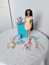 Disney Pocahontas - Barbie von 1995 mit Meeko in der Erstausgabe, unbespielt!
