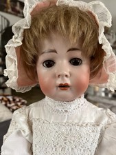 König Wernicke 10 Charakter-Toddlerpuppe 56 cm Biskuitporzellan um 1900 Seltene