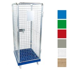 Gitterwagen, Rollwagen, 1,8m Kommissionierwagen, Wäschewagen Drahtgitter Rollbox