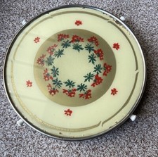 sehr alte Servierplatte, Tortenplatte, Kuchenplatte Drehbar - Vintage - Art Deko
