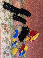 LEGO Duplo Eisenbahn - Schienen Gleis Gerade Kurve Weiche - Train Zug Lok Waggon