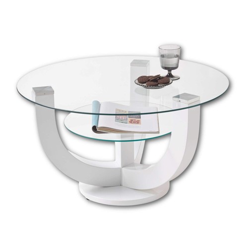 Denver glas couchtisch rund - denver,