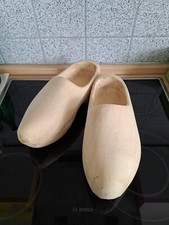 Holzschuhe Pfälzer Klompen Holzclogs L ca 34 cm Handarbeit
