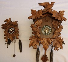 Original Schwarzwälder Kuckucksuhr Vintage 2 Stück