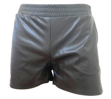 Shorts Laufhose Lederimitat