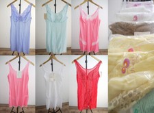 Negligee DDR Damen VEB Wirkmode Vintage Nachthemd Unterkleid Unterrock 