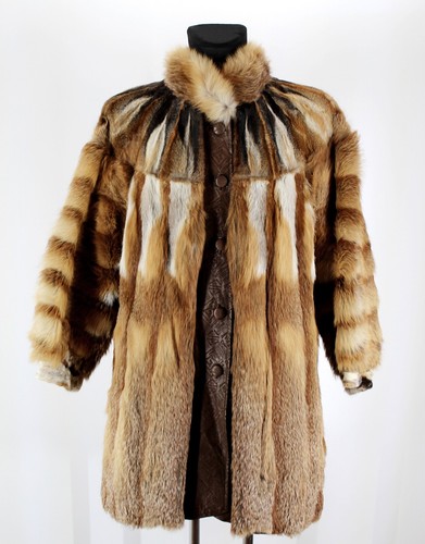 Pelzmantel fuchs pelzjacke mit - pelzmantel,