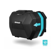 Shad 3P/4P Seitenkofferpaar SH38X Expandable schwarz/carbon