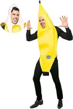 Unisex Bananen Kostüm Erwachsene Attraktiv Deluxe Set für Halloween Karnevals...