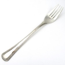 WMF Gabel Serie Den Haag Versilbert 90er Silber-Auflage Perlrand ca. 19,4cm