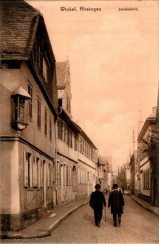 Gruss aus oestrich winkel - ak,