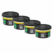 4 x Wunderbaum Black Ice WUNDER-BAUM Duft Dose VIER Luft Erfrischer Wald Zitrus