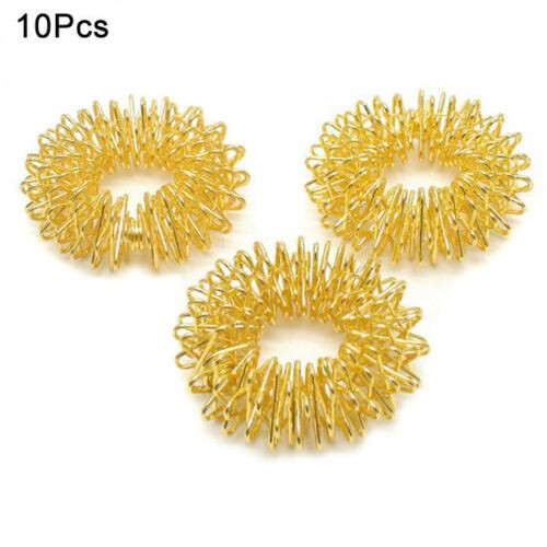 10x finger massage ring gold - ring,