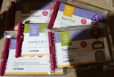 5x Xyron Design Bücher Grundformen 100er Formen & Elemente Schrift Sammelalbum