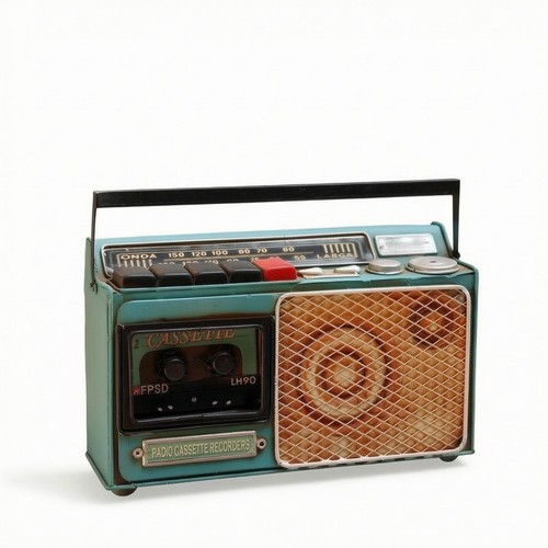 Retro radio deko eisen - retro-radio-deko,