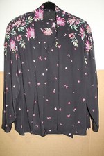 Madeleine Damenhemdbluse 100% Seide  Gr.46 Hemdbluse Bunte Damenbekleidung