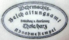 Deutschhelmschale Gummistempel
